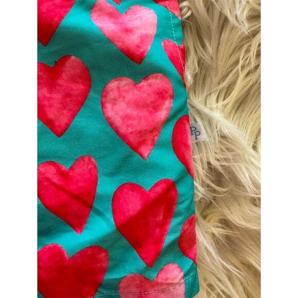 Posh Peanut Men's Queen of‎ Hearts Swim Trunks Multicolor Size L - Picture 2 of 4